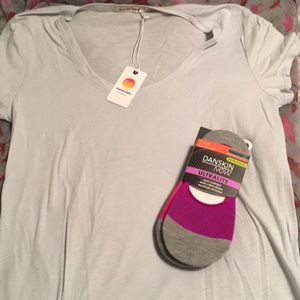 The softest t-shirt ever and 4 pack of new socks